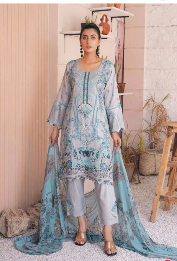 Soni Dress Luxury Linen Collection Readymade D5 - Image 7