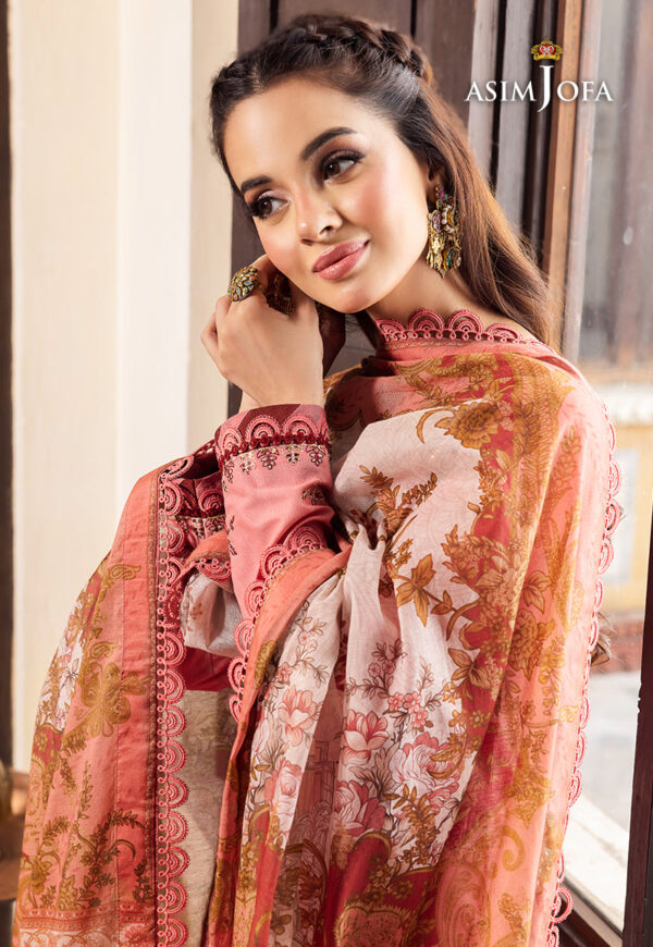 AJRW-35 Asim Jofa Rania Premium Cotton unstitched - Image 3