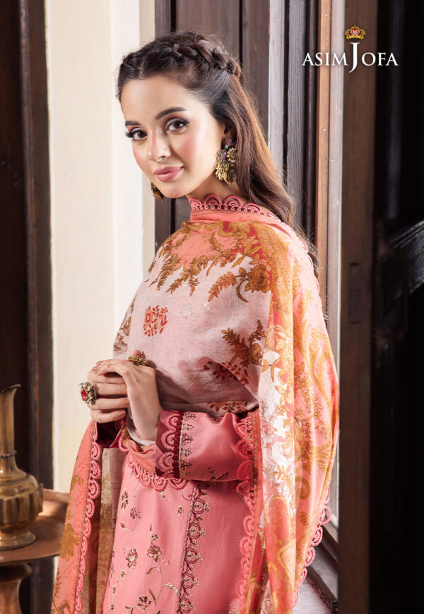 AJRW-35 Asim Jofa Rania Premium Cotton unstitched - Image 4