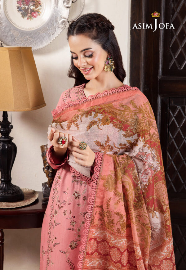 AJRW-35 Asim Jofa Rania Premium Cotton unstitched - Image 5