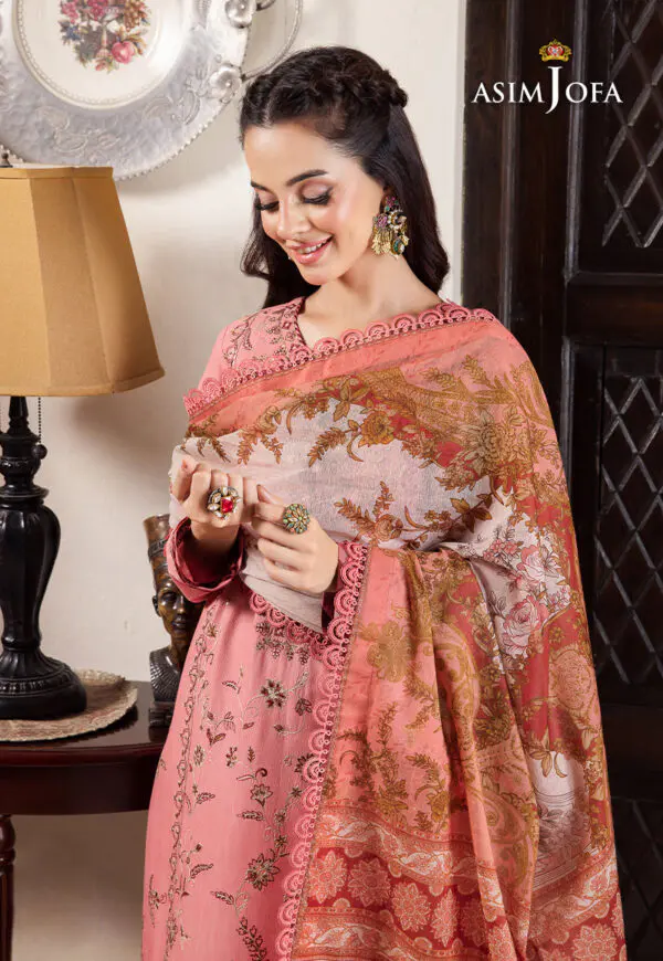 AJRW-35 Asim Jofa Rania Premium Cotton unstitched - Image 5