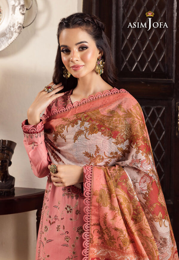 AJRW-35 Asim Jofa Rania Premium Cotton unstitched - Image 6