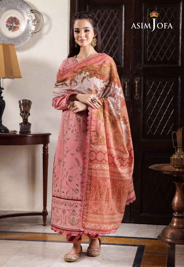 AJRW-35 Asim Jofa Rania Premium Cotton unstitched - Image 7