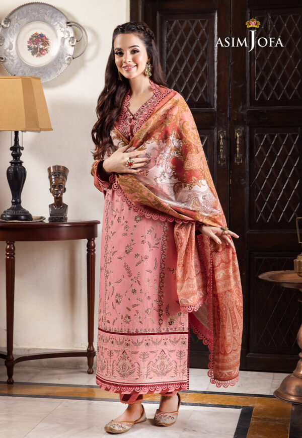 AJRW-35 Asim Jofa Rania Premium Cotton unstitched - Image 8