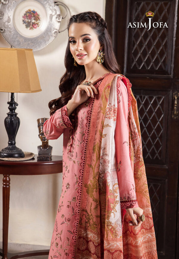 AJRW-35 Asim Jofa Rania Premium Cotton unstitched - Image 2