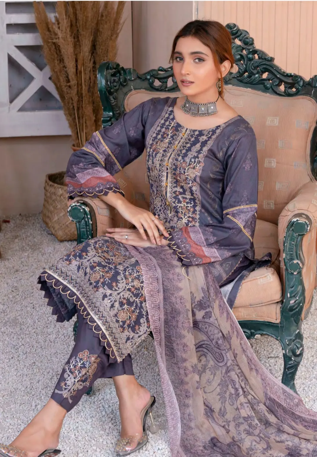 Soni Dresses Luxury Linen Collection Readymade D4 - Image 6