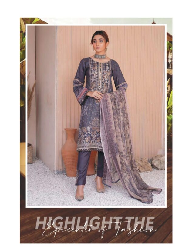 Soni Dresses Luxury Linen Collection Readymade D4 - Image 6