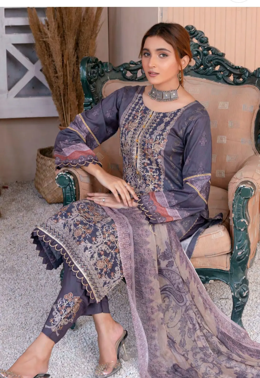 Soni Dresses Luxury Linen Collection Readymade D4 - Image 4