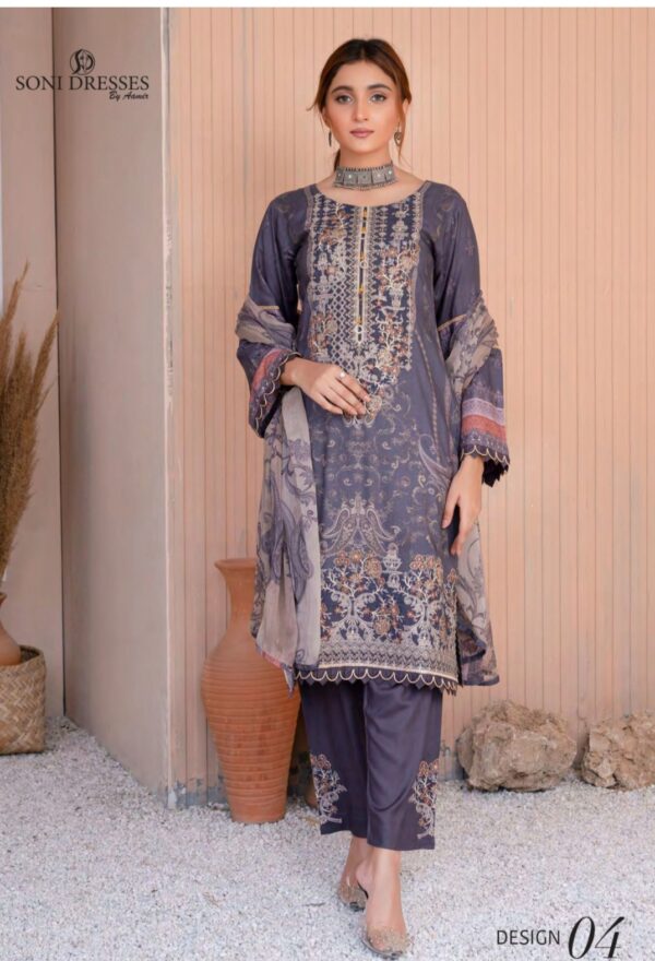 Soni Dresses Luxury Linen Collection Readymade D4