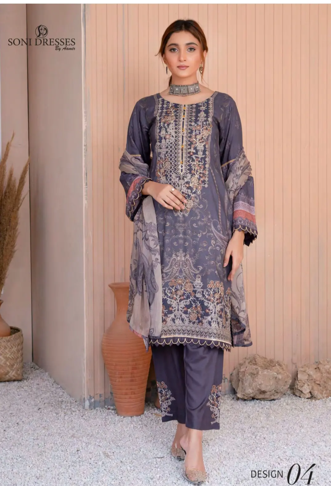 Soni Dresses Luxury Linen Collection Readymade D4