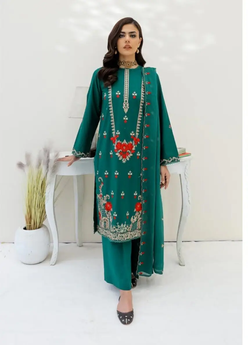GJ-01 Gull Jee Luxury Embroidered Lawn Unstitched