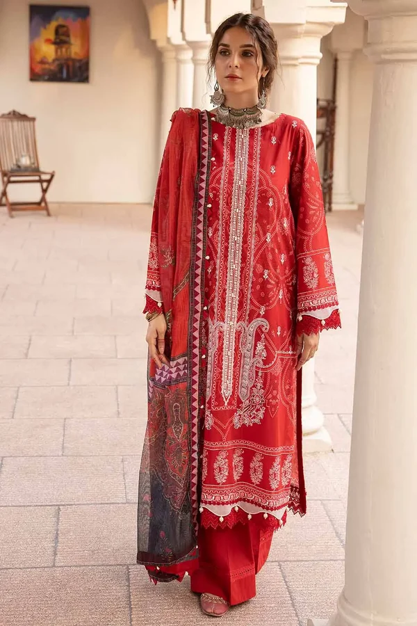 CN-32014 Gul Ahmed Embroidered Lawn Unstitched - Image 4