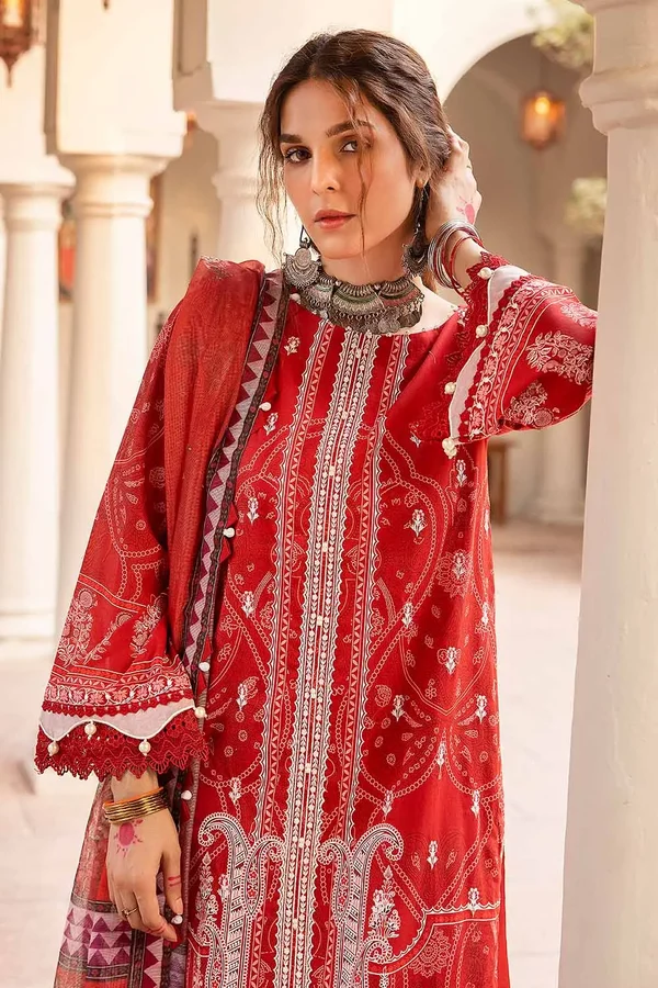 CN-32014 Gul Ahmed Embroidered Lawn Unstitched - Image 9