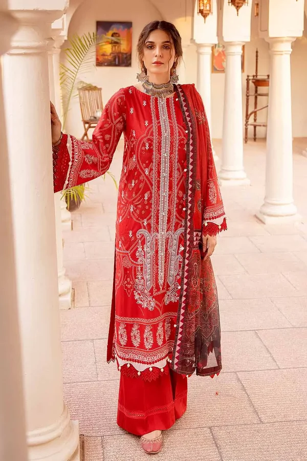 CN-32014 Gul Ahmed Embroidered Lawn Unstitched - Image 8