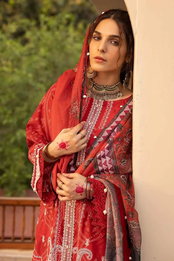 CN-32014 Gul Ahmed Embroidered Lawn Unstitched - Image 6