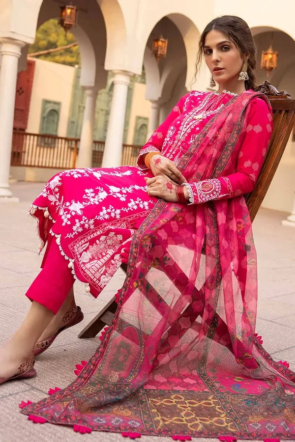 CN-32015 Gul Ahmed Embroidered Lawn Unstitched - Image 7