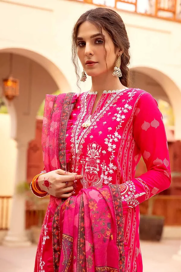 CN-32015 Gul Ahmed Embroidered Lawn Unstitched - Image 6