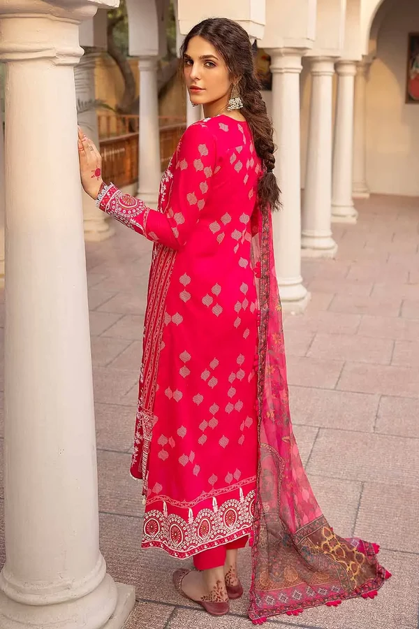 CN-32015 Gul Ahmed Embroidered Lawn Unstitched - Image 5