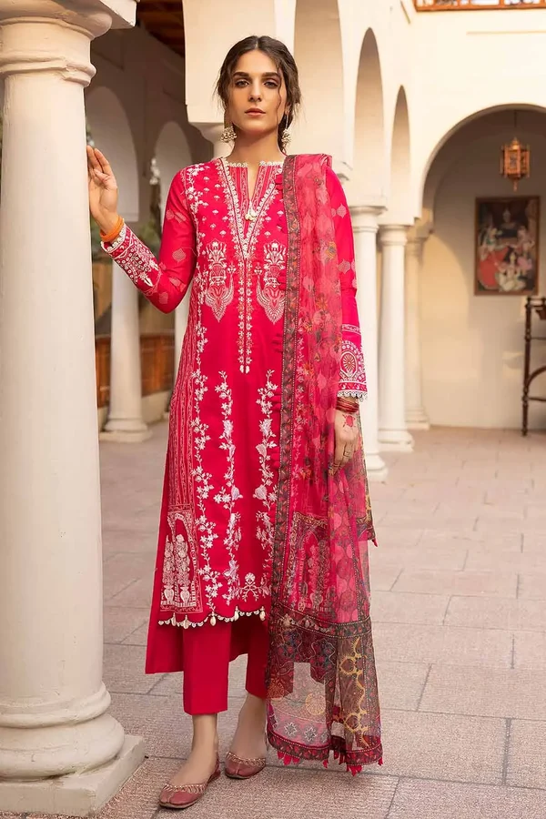 CN-32015 Gul Ahmed Embroidered Lawn Unstitched - Image 4