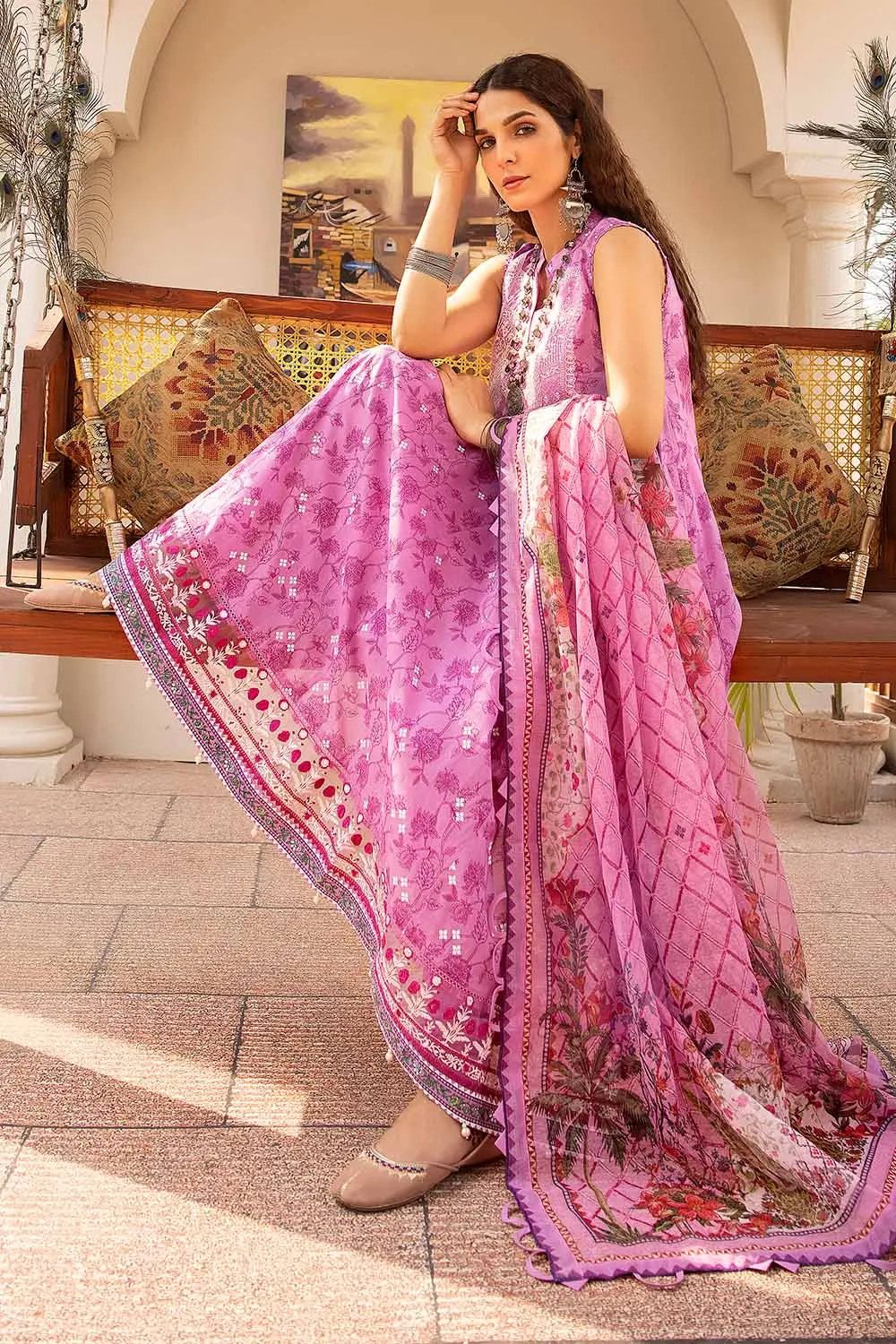 CN-32018 Gul Ahmed Embroidered Lawn Unstitched - Image 3