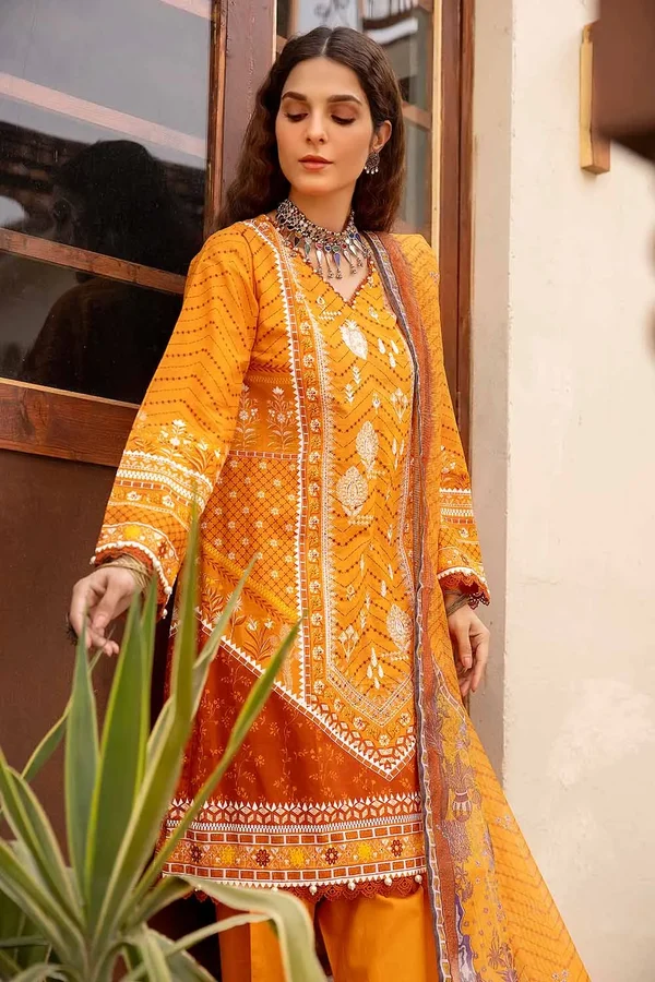 CN-32019 Gul Ahmed Embroidered Lawn Unstitched - Image 4
