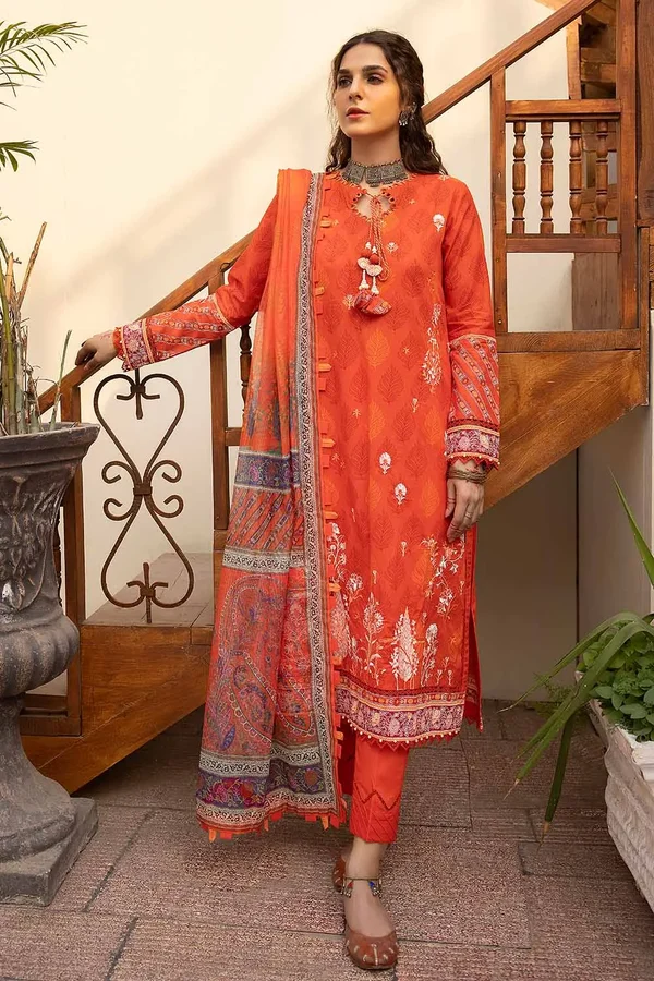 CN-32020 Gul Ahmed Embroidered Lawn Unstitched - Image 6