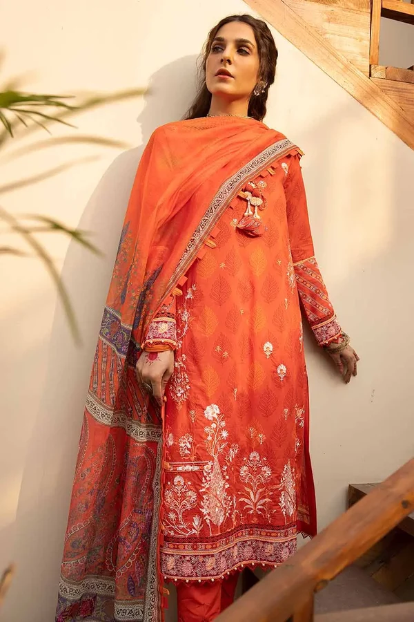 CN-32020 Gul Ahmed Embroidered Lawn Unstitched - Image 5