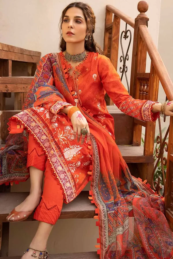 CN-32020 Gul Ahmed Embroidered Lawn Unstitched - Image 3