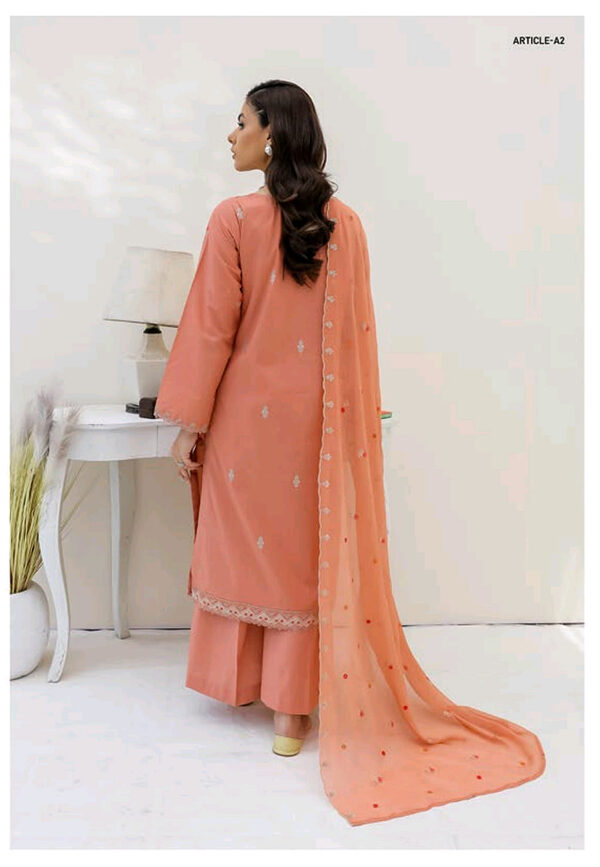 GJ-02 Gull Jee Luxury Embroidered Lawn Unstitched - Image 2