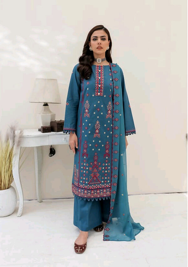 GJ-03 Gull Jee Luxury Embroidered Lawn Unstitched