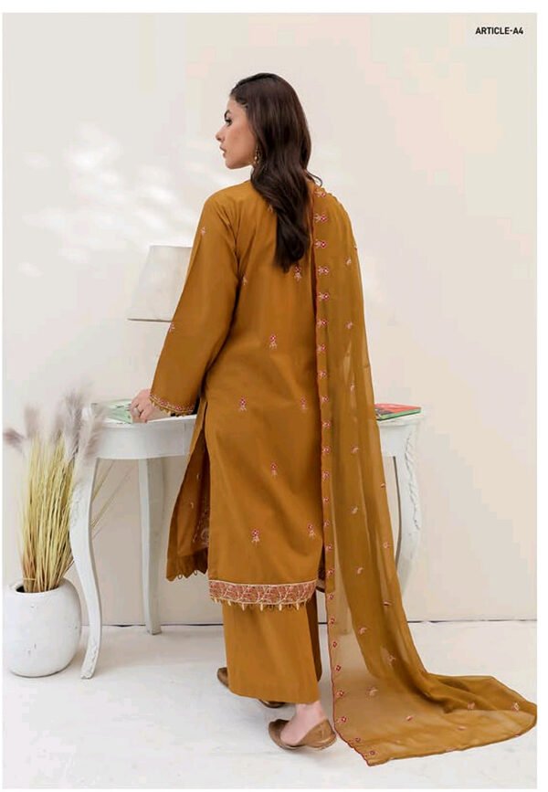 GJ-04 Gull Jee Luxury Embroidered Lawn Unstitched - Image 2