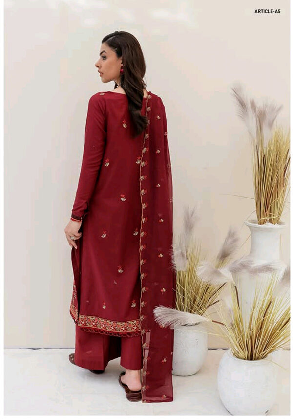 GJ-05 Gull Jee Luxury Embroidered Lawn Unstitched - Image 2