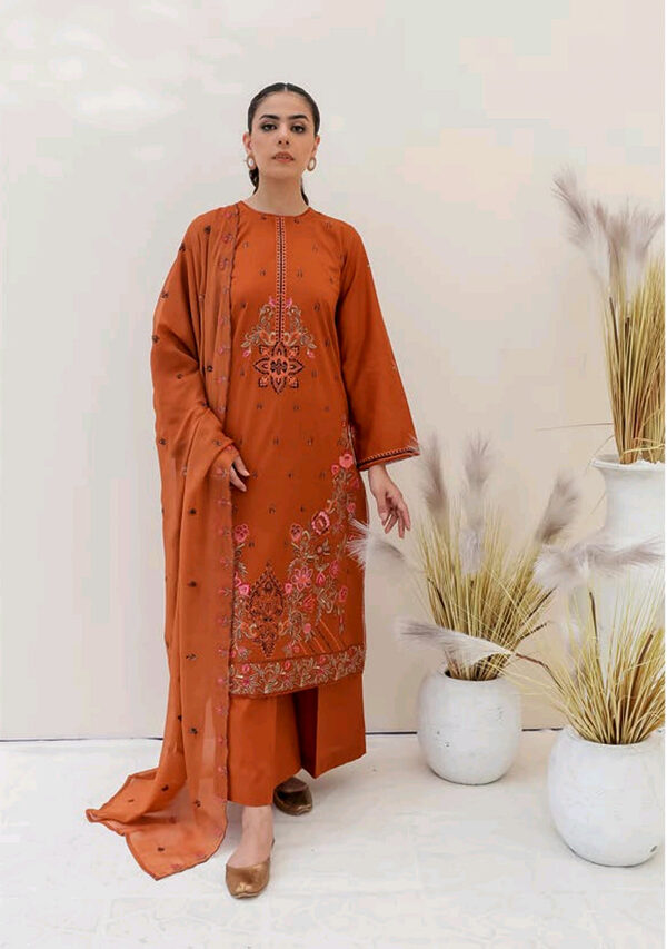 GJ-08 Gull Jee Luxury Embroidered Lawn Unstitched