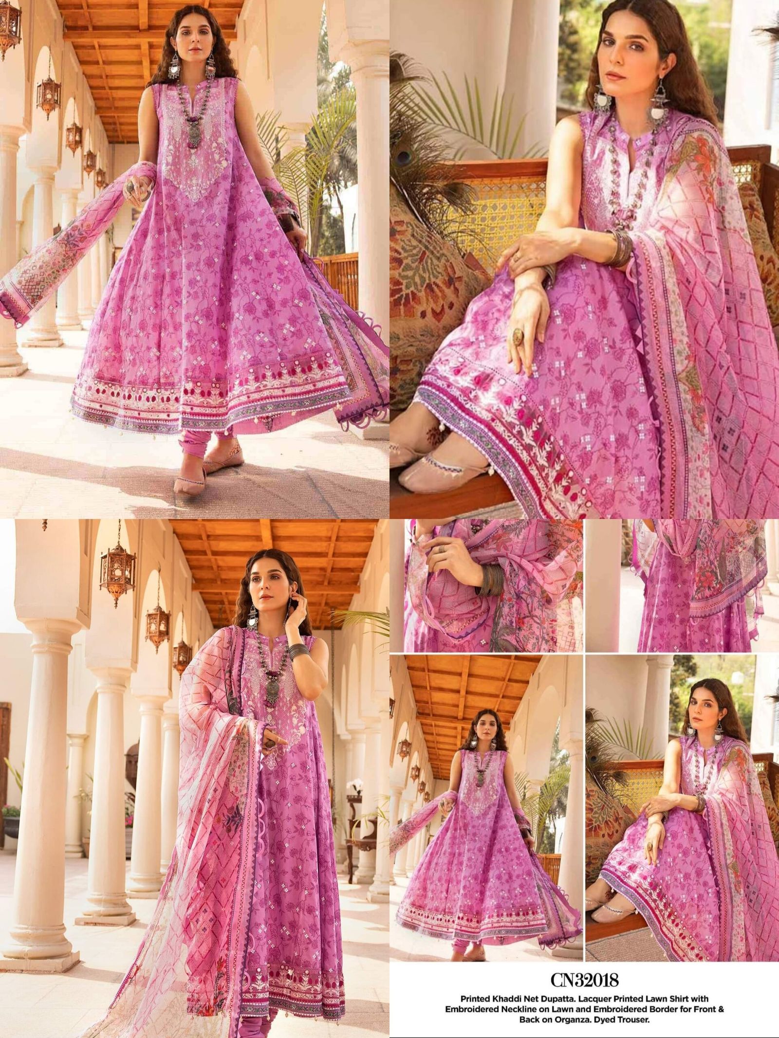 CN-32018 Gul Ahmed Embroidered Lawn Unstitched - Image 10