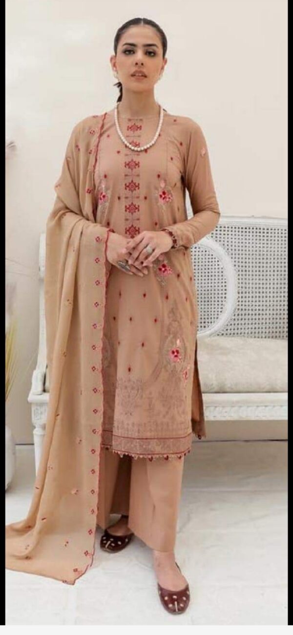 GJ-09 Gull Jee Luxury Embroidered Lawn Unstitched - Image 7