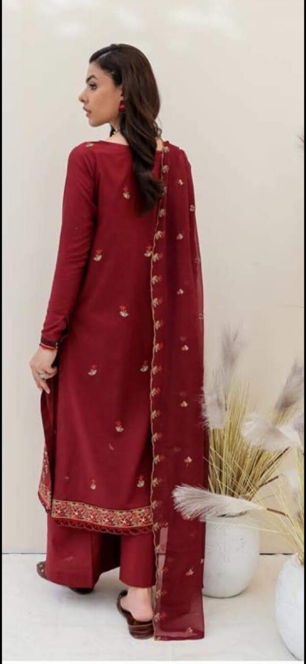 GJ-05 Gull Jee Luxury Embroidered Lawn Unstitched - Image 5