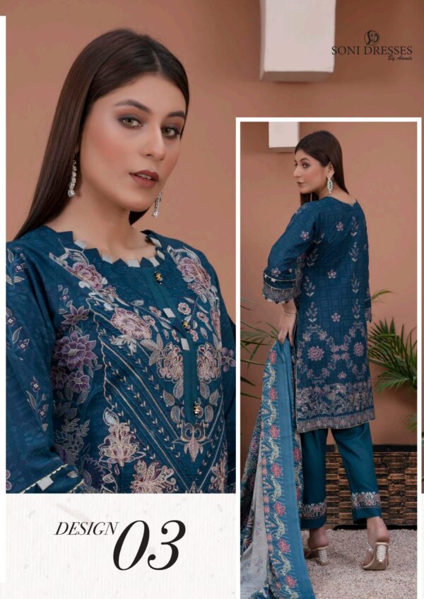 Soni Dresses Luxury Dhanak Readymade Vol SD38 D3 - Image 3
