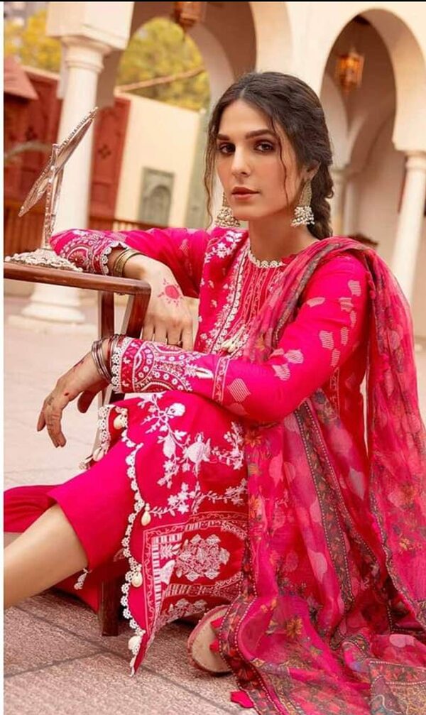 CN-32015 Gul Ahmed Embroidered Lawn Unstitched - Image 2