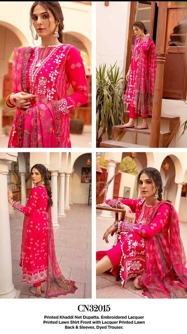 CN-32015 Gul Ahmed Embroidered Lawn Unstitched - Image 10