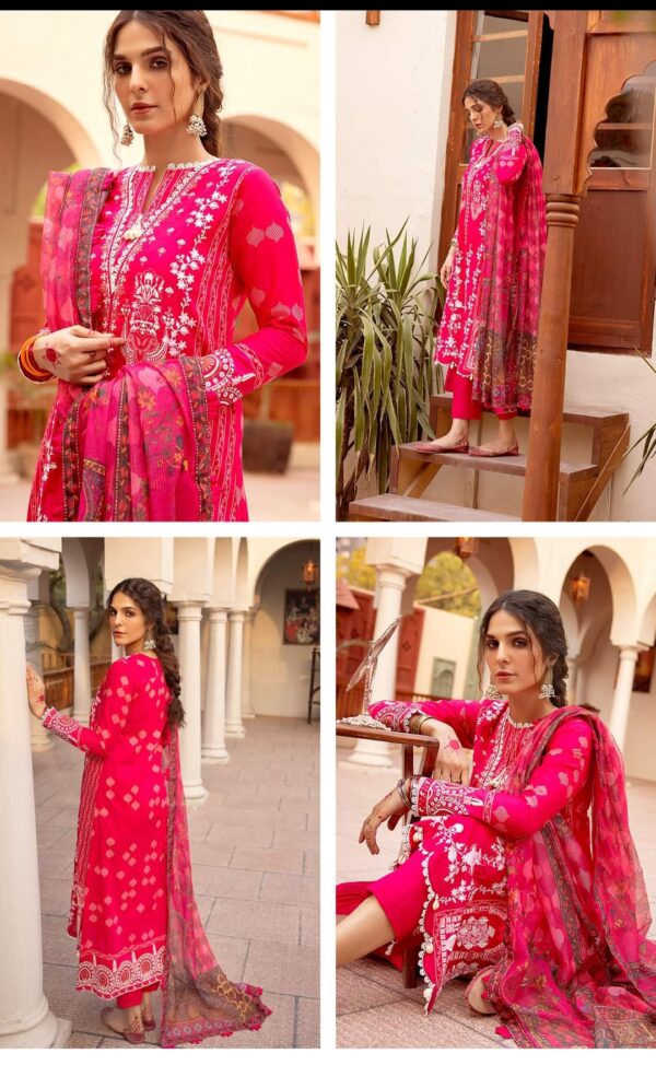 CN-32015 Gul Ahmed Embroidered Lawn Unstitched - Image 3