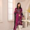 D-9 Vitalia Printed Embroidered Linen Unstitched - Image 2
