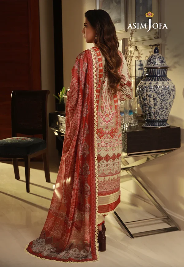 AJAS-10 Asim Jofa Asra Intermix Cambric unstitched - Image 3