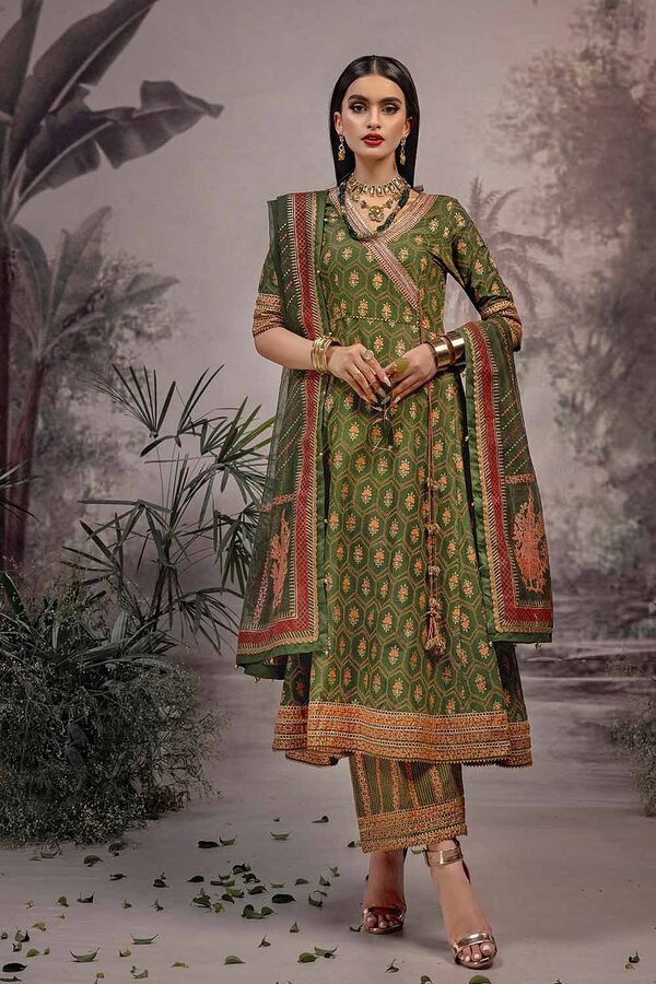 CN-32022 Gul Ahmed Embroidered Lawn Unstitched - Image 5