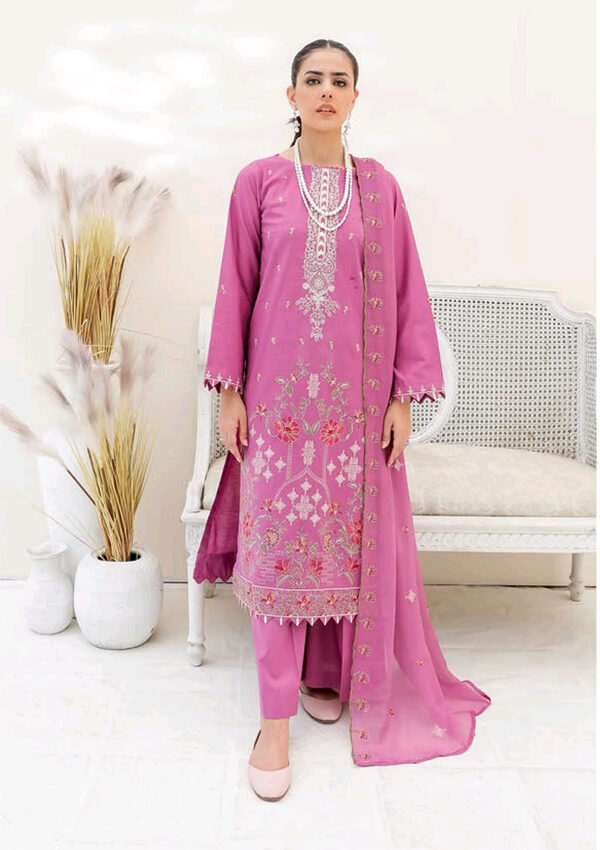 GJ-10 Gull Jee Luxury Embroidered Lawn Unstitched