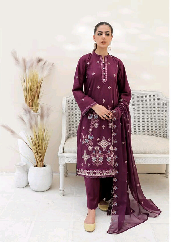 GJ-12 Gull Jee Luxury Embroidered Lawn Unstitched