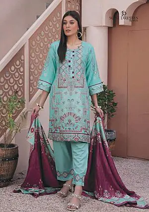 Soni Dresses Luxury Dhanak Readymade Vol SD38 D1