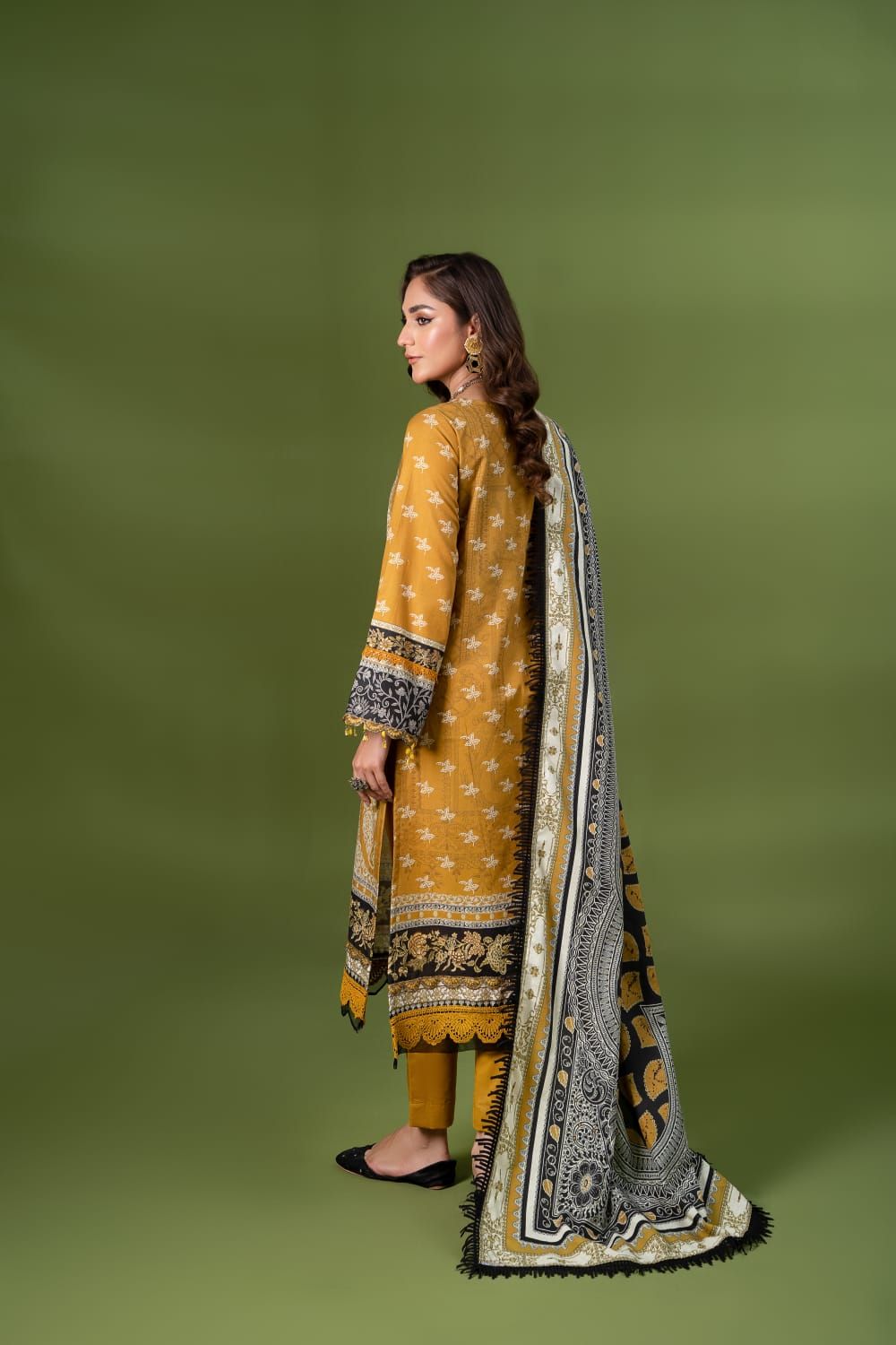 Mausummery Digital Khaddar Unstitched Haqeeq D-2 - Image 2