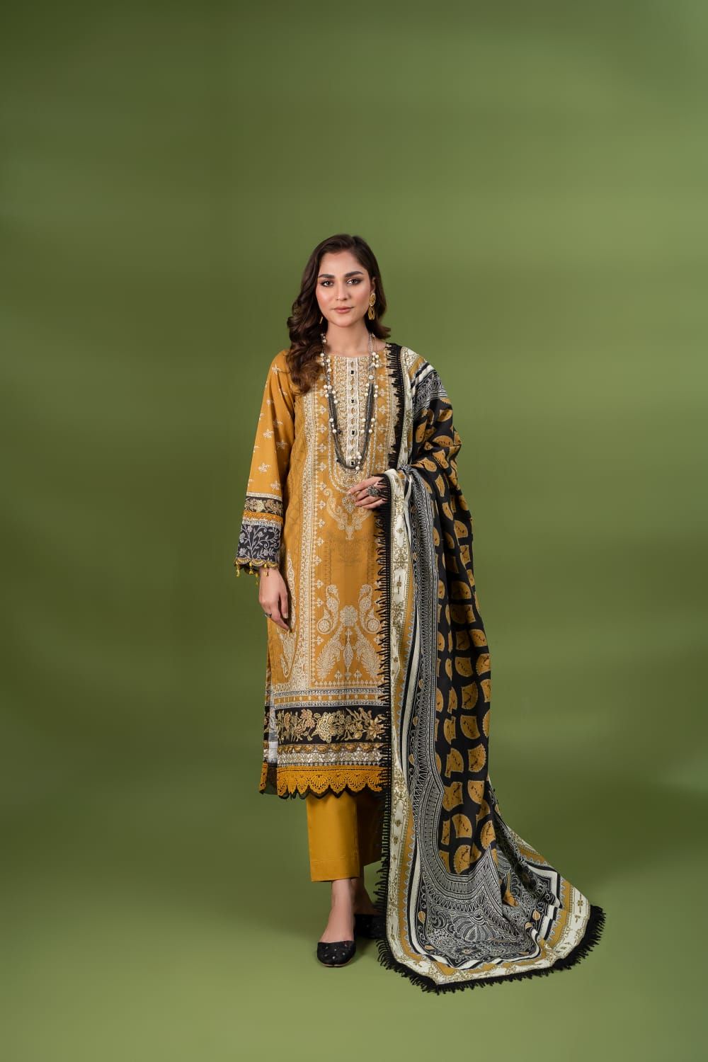 Mausummery Digital Khaddar Unstitched Haqeeq D-2