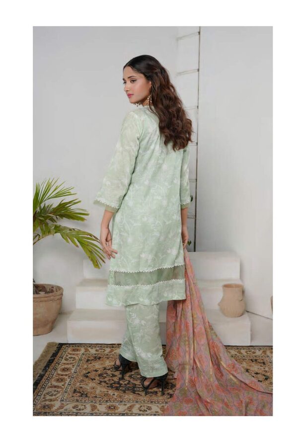 SA-08 Safiya Embroidered Lawn Unstitched - Image 2