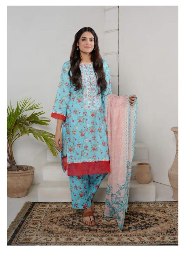 SA-10 Safiya Embroidered Lawn Unstitched